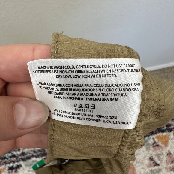 Banana Republic Khaki Performance Stretch Shorts w Pockets Mens size 38 NEW - Picture 4 of 5